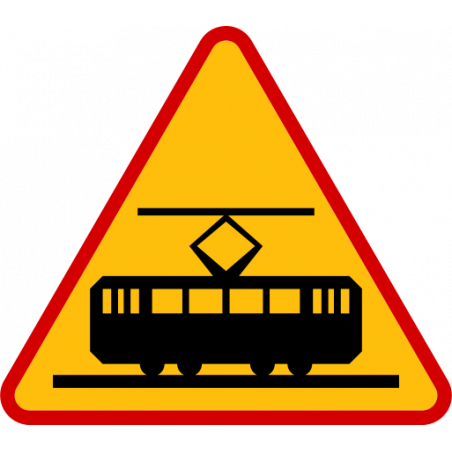 Znak A-21 Tramwaj