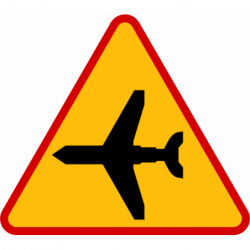 Znak A-26 Lotnisko