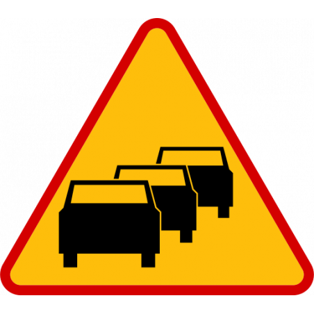 Znak A-33 Zator drogowy