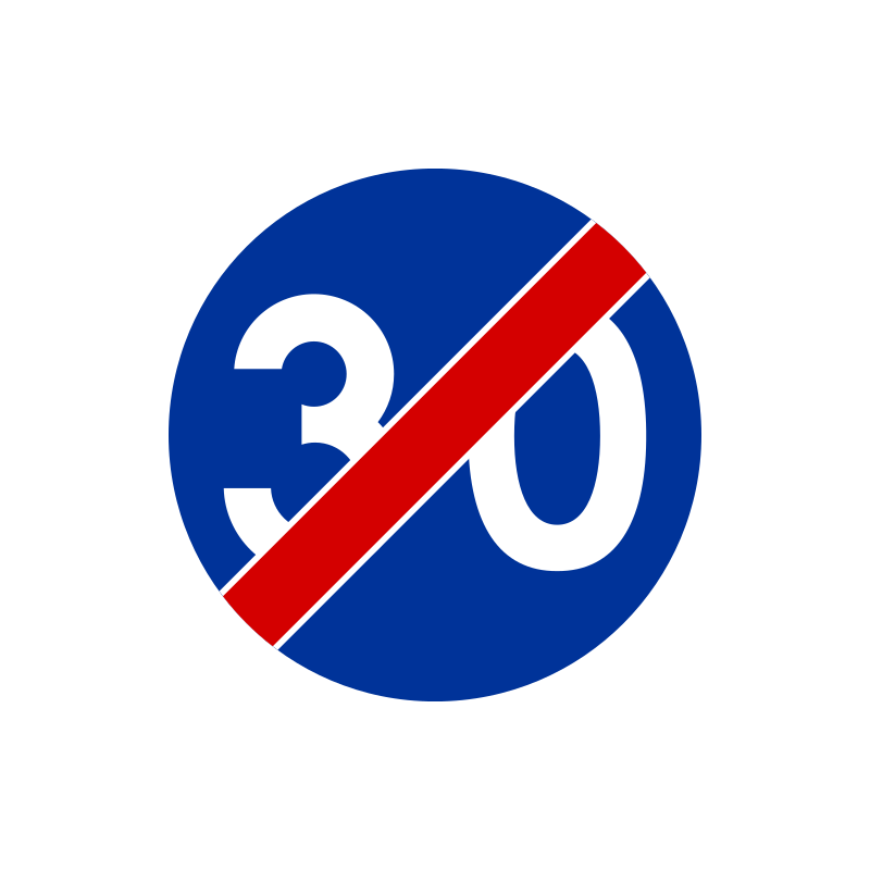 Znak C-15 Koniec minimalnej prędkości