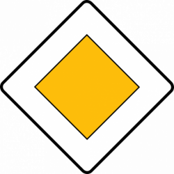 Znak D-1 Droga z pierwszeństwem