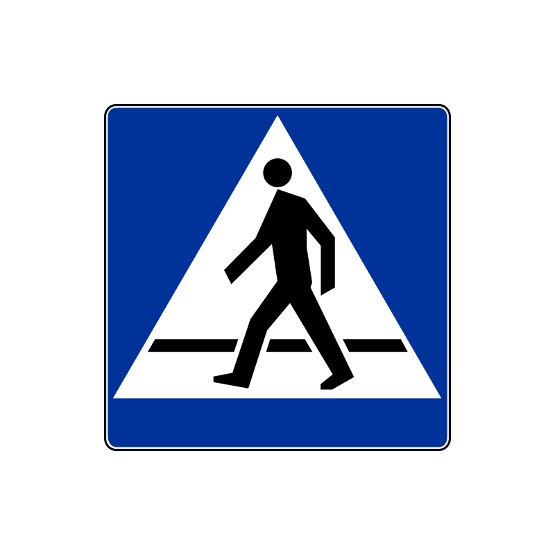 Znak D-6 Przejście dla pieszych