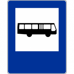 Znak D-15 Przystanek autobusowy