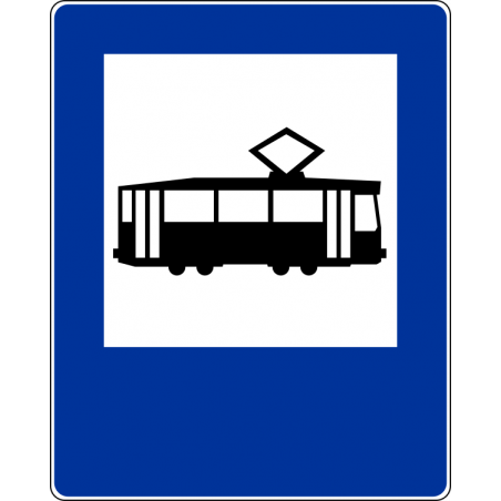 Znak D-17 Przystanek tramwajowy