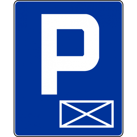 Znak D-18a Parking - miejsce zastrzeżone