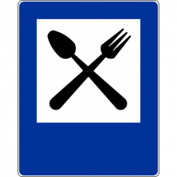 Znak D-28 Restauracja