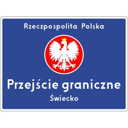 Znak F-1 Przejście graniczne