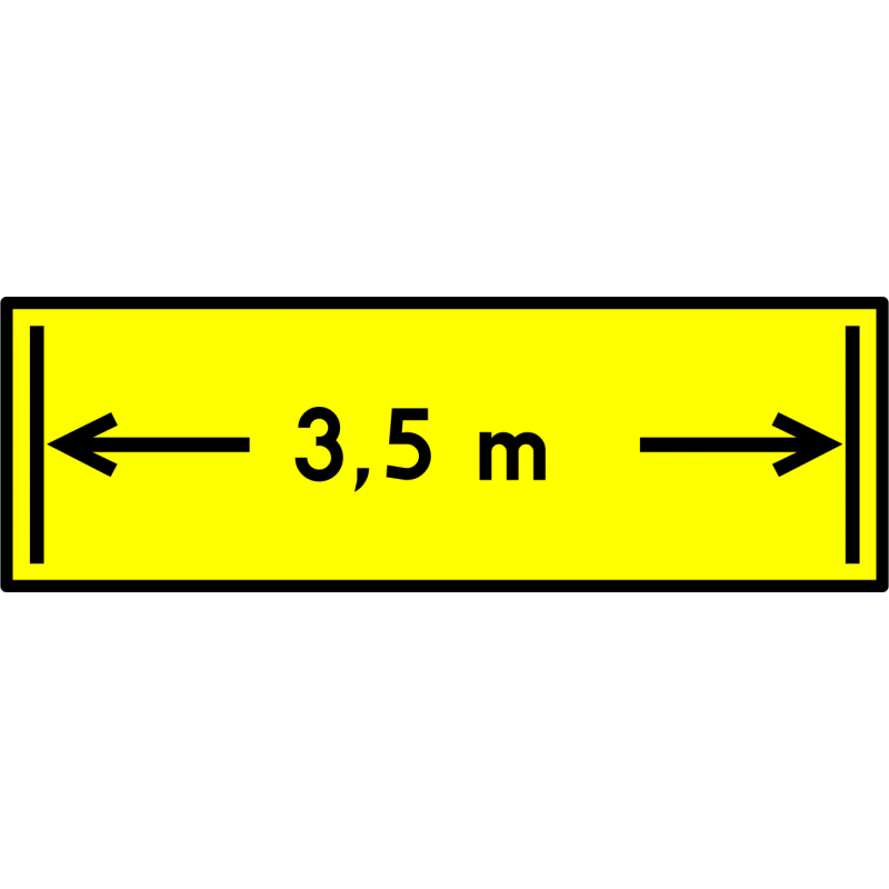 Znak W-6 Szerokość mostu lub środka przeprawowego